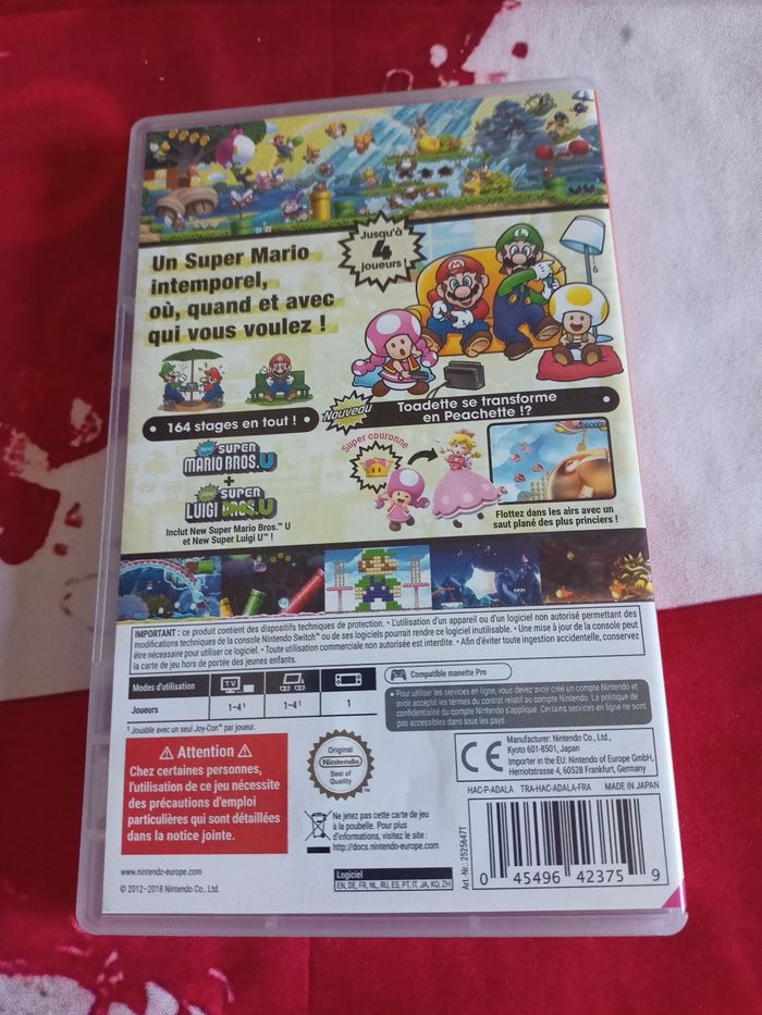 Nintendo Switch super Mario bros deluxe - photo numéro 2