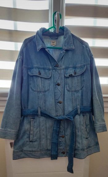 Veste en jean avec ceinture 💙
