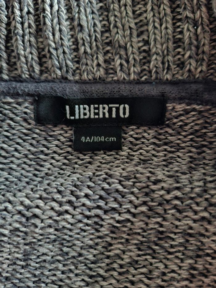 Gilet zippé enfant garçon 4 ans Liberto Coton - photo numéro 6