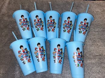 Grand gobelet à paille pat patrouille paw patrol