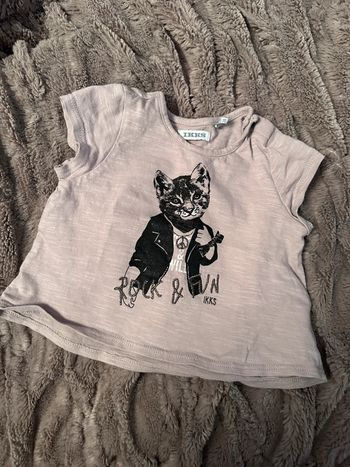 Tee shirt ikks 12m chat