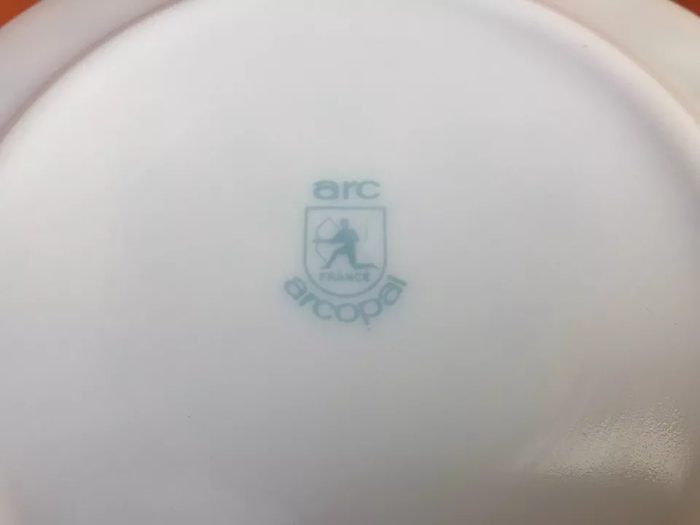 Années 1980 Assiette à dessert Arc Arcopal France Modèle Vénorica - photo numéro 3
