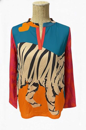 Tunique Soul Kathrine Imprimé Tigre Taille S Neuf 