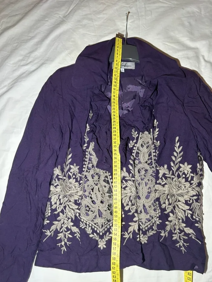 Blazer jeff gallano vintage en viscose - photo numéro 7