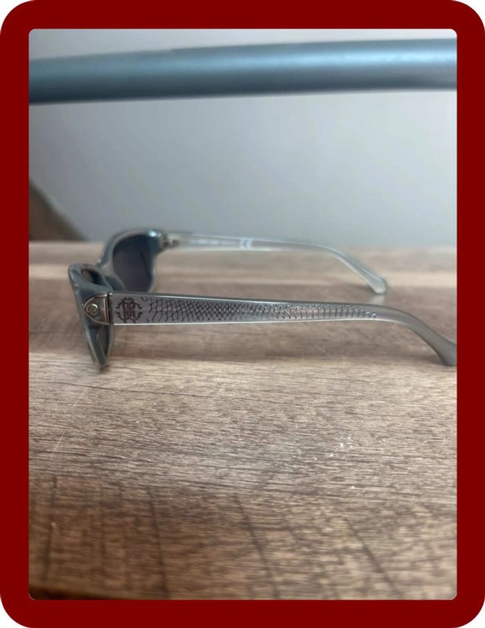 Lunette de soleil Roberto Cavalli grise argenté vintage année 2000 - photo numéro 3
