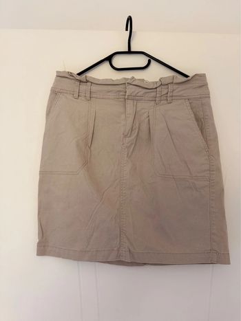 Jupe légère beige