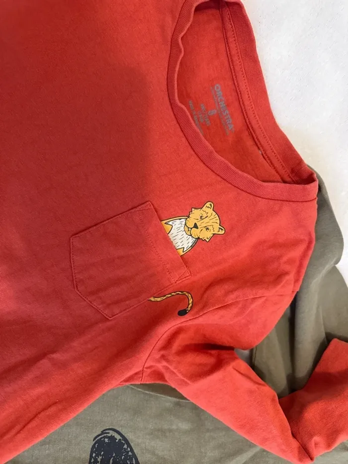 T-shirt manches longues taille 8 ans - photo numéro 2