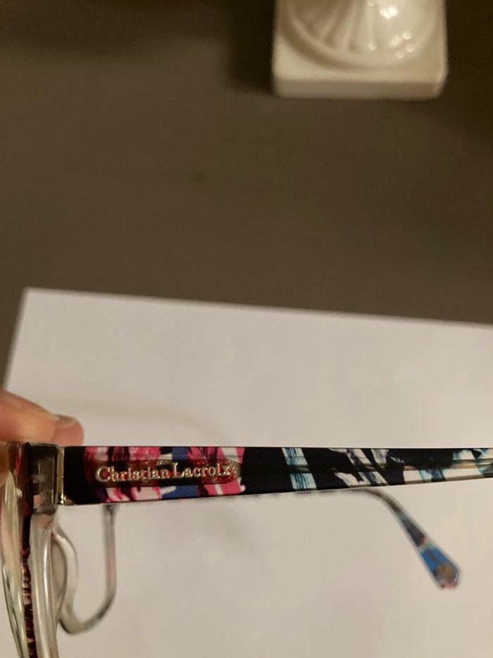 Lunettes de vue Christian Lacroix avec son étui - photo numéro 9