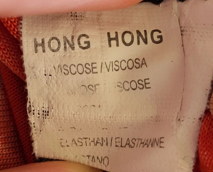 Tunique manches courtes à motifs rouge noir blanc et léopard Hong Hong Taille 46 - photo numéro 10