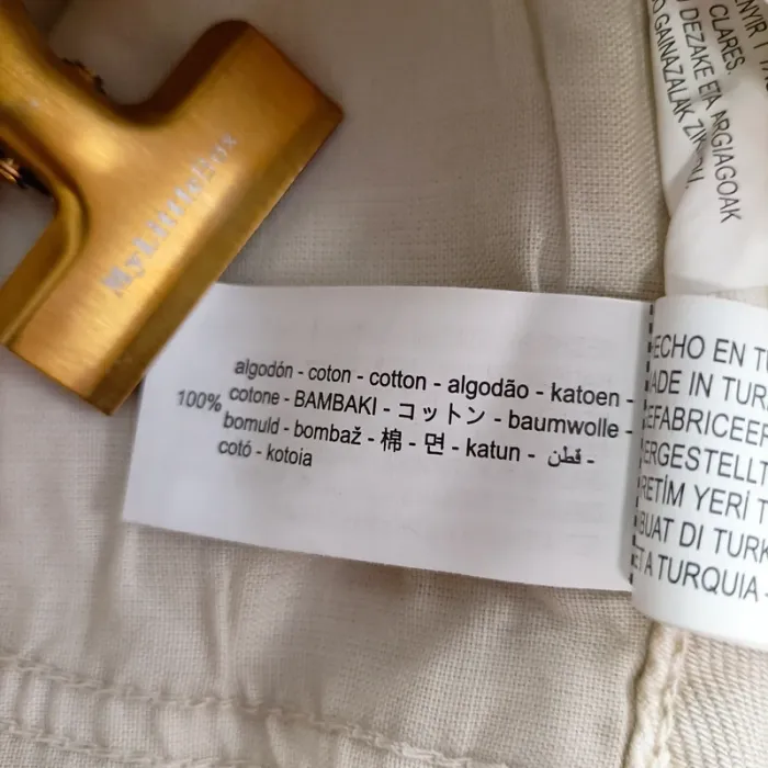 Pantalon coupe mom beige en velours côtelé Zara taille 40 100% coton A1489 - photo numéro 11