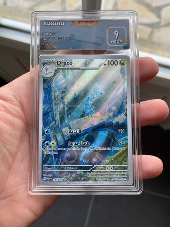 Pokémon carte gradée Draco AR 151 Fr SFG 9