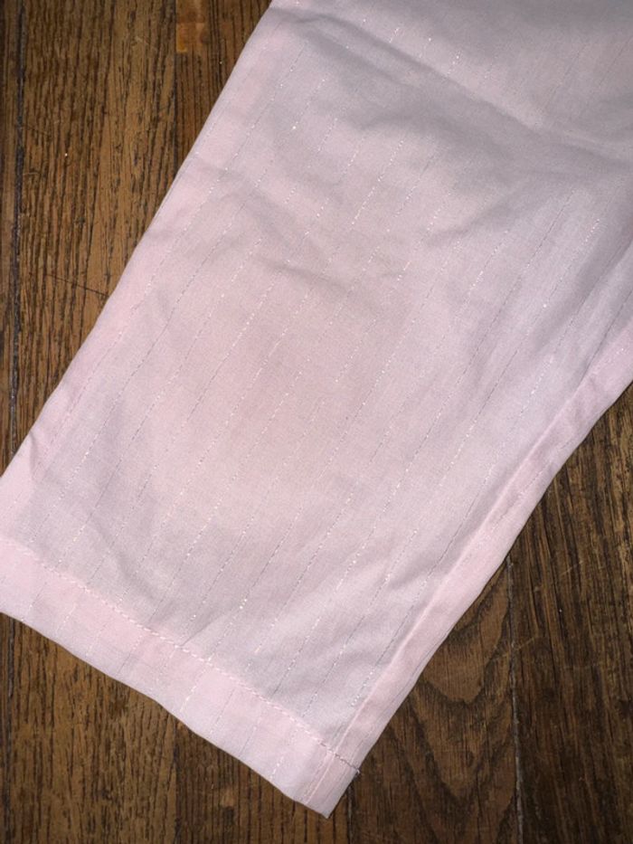 Pantalon léger à fines rayures argentés  Maloup 18 mois - photo numéro 3