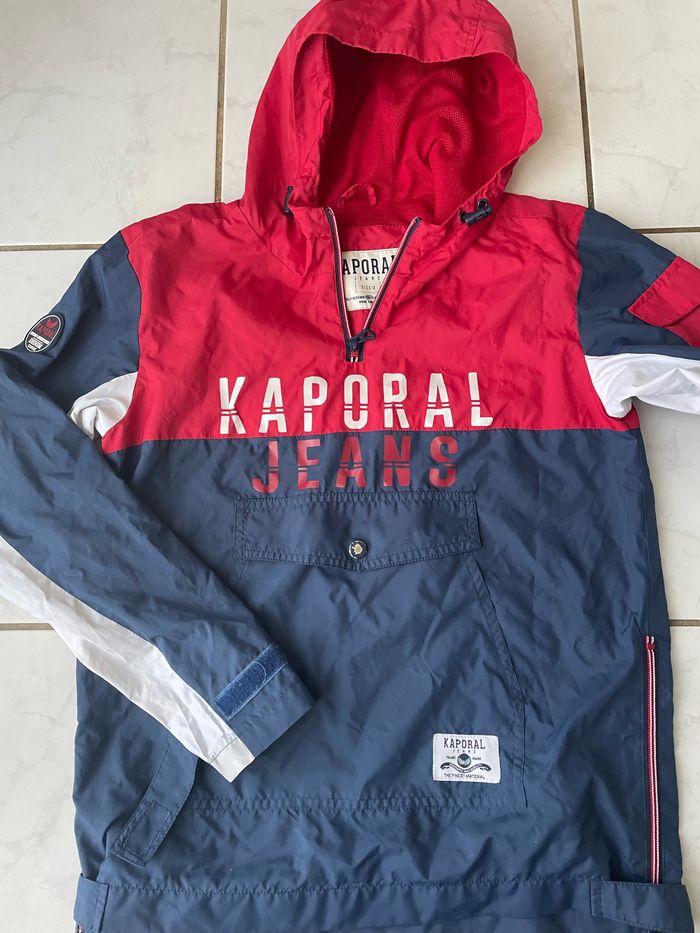 Veste capuche style K-way garçon