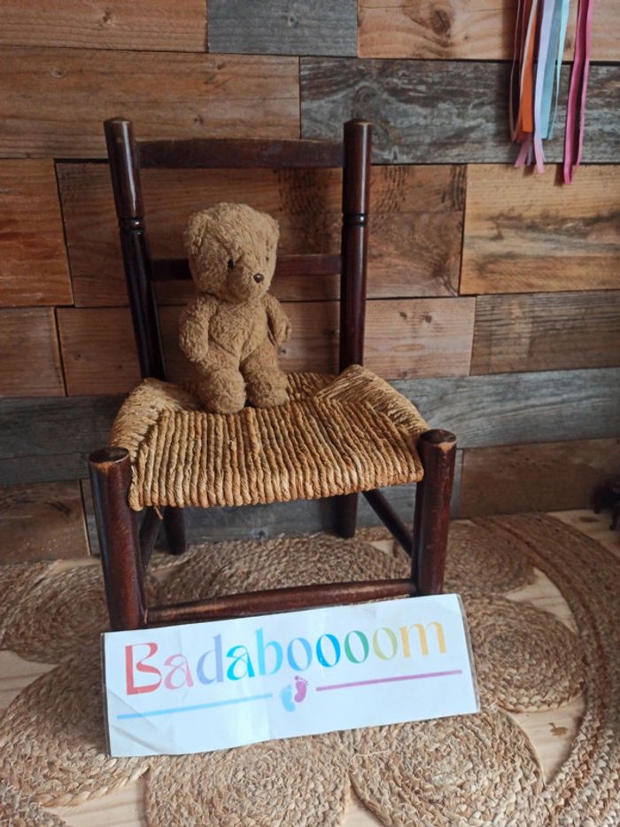peluche petit ours marron ajena vintage