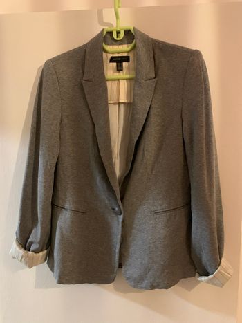 Veste tailleur gris 👩🏼 Mango