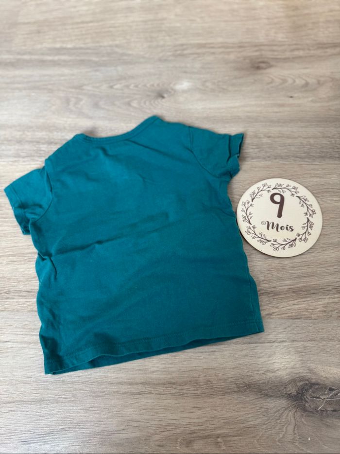 T-shirt mixte coton 9mois - photo numéro 4