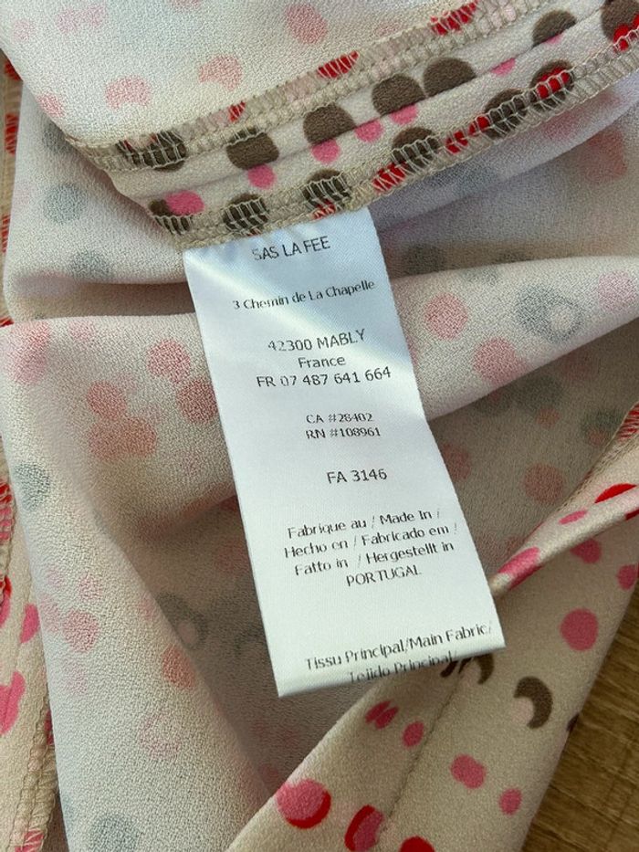 Robe imprimée sans manches La Fée Maraboutée taille 38 jamais portée - photo numéro 15