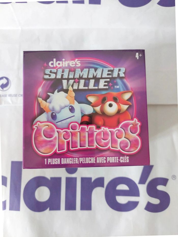 Coffret Mystère jouet à collectionner Critters Shimmer ville neuf Claire's - photo numéro 3