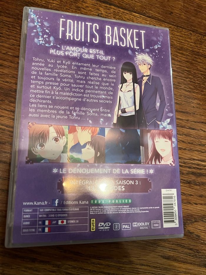 DVD saison 3 fruits basket - photo numéro 3