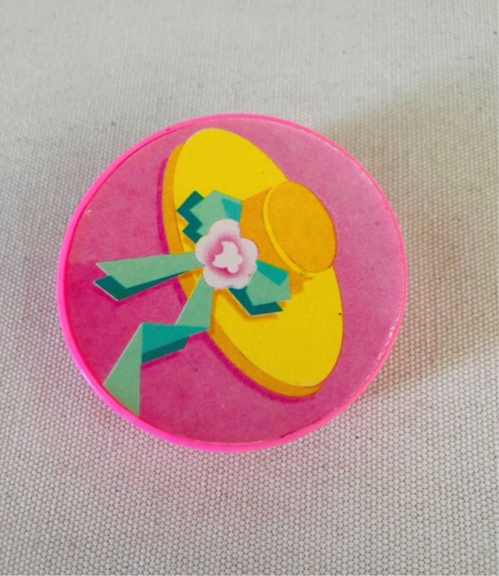 Boîte à chapeau et chapeau violet barbie mattel jeu jouet - photo numéro 3