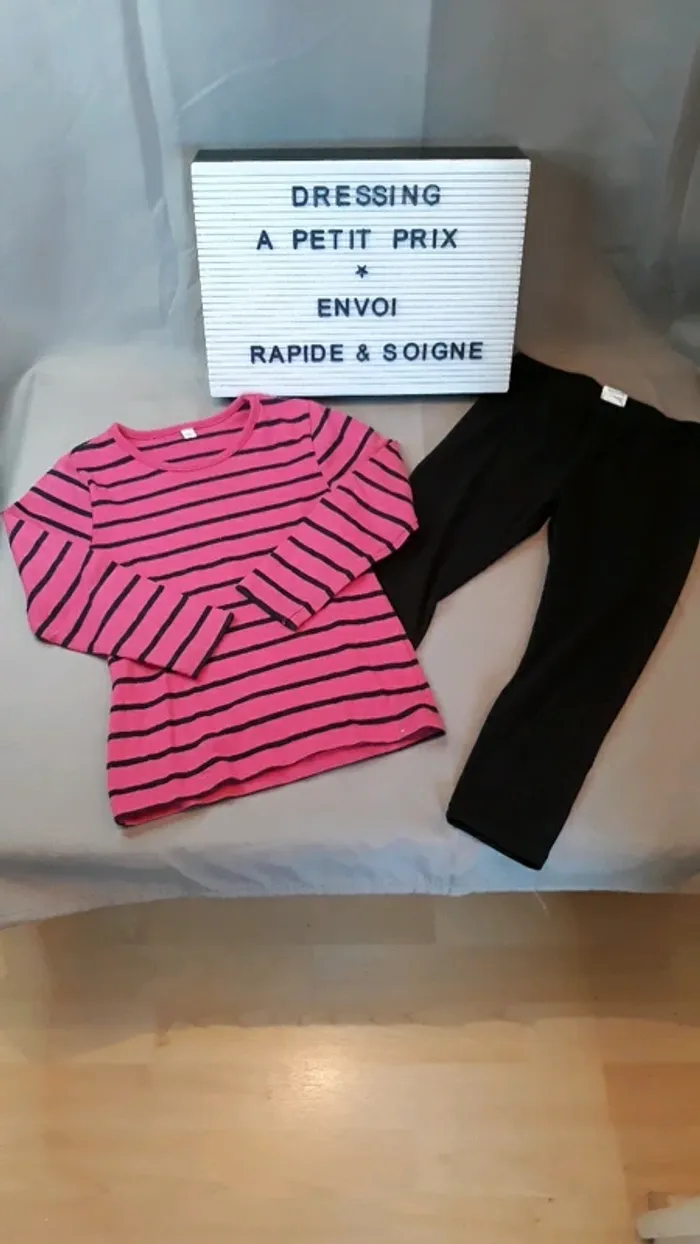 T shirt + legging 4 ans