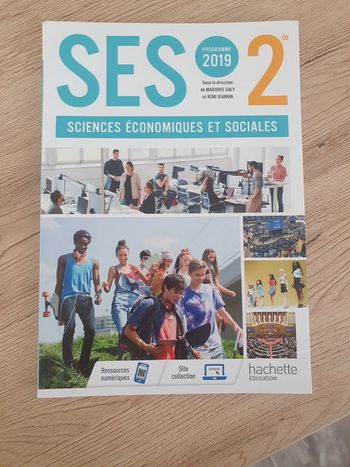 Livre SES seconde 2de