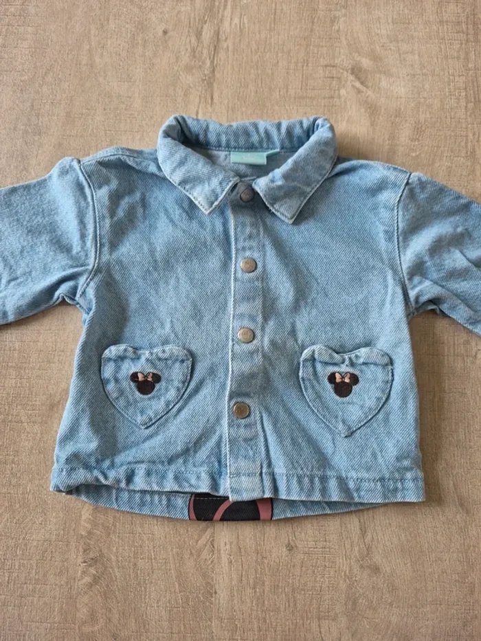 Veste en jeans minnie