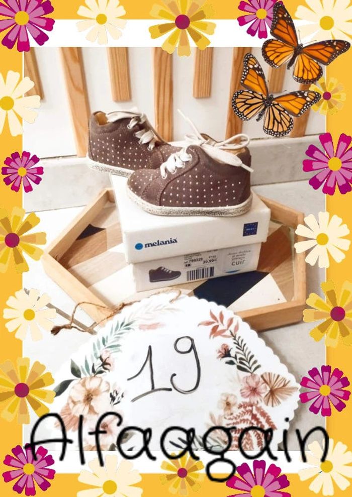 Chaussures neuves bébé 19 fille