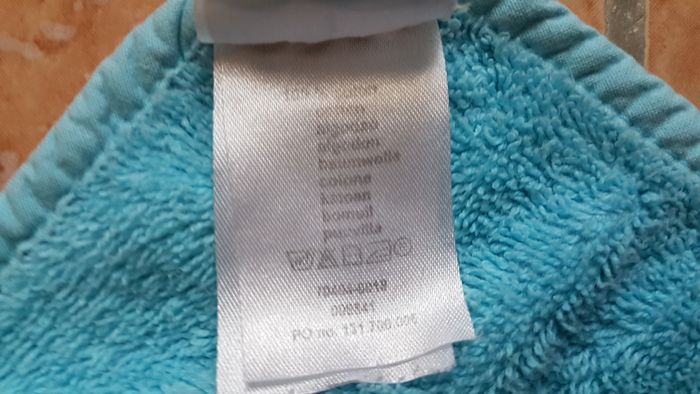 Cape de bain bébé bleu Vert Baudet - photo numéro 4