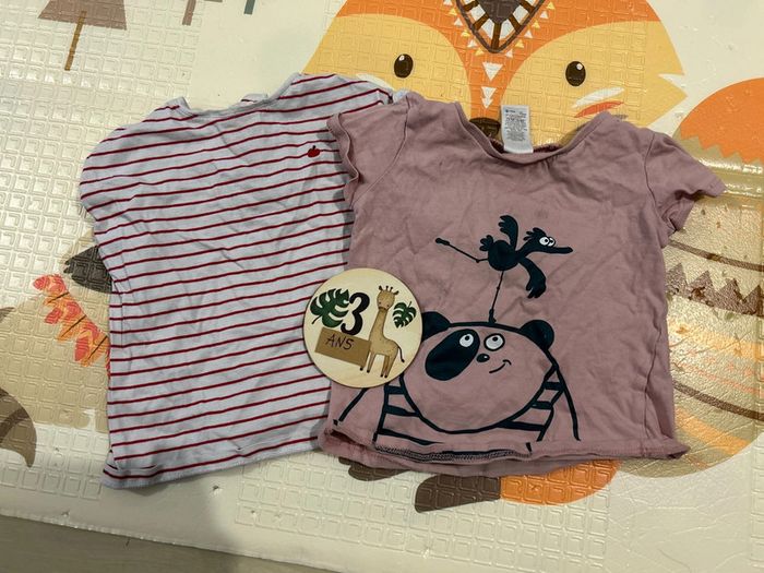 Lot 2 t shirt 36 mois / 3 ans