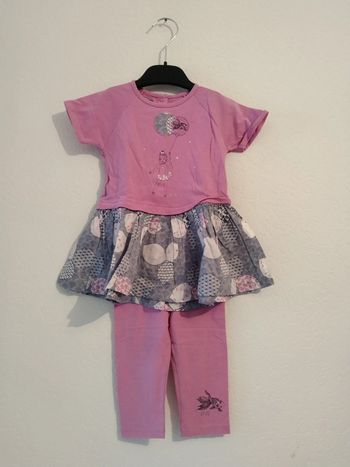 ensemble robe + legging  la cie des petits fille 12 mois