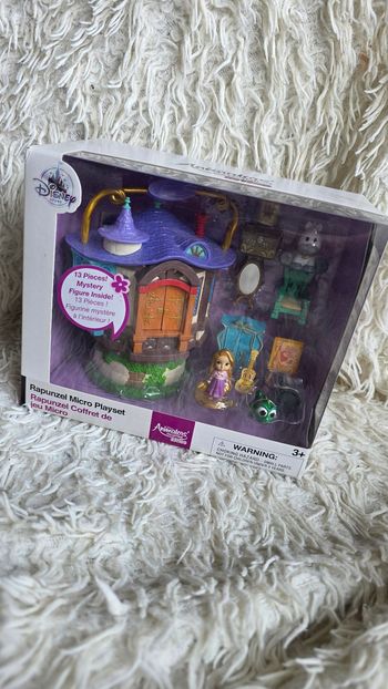 Mini poupée disney - maison littles animator - princesse raiponce - disneyland paris disney store Neuf