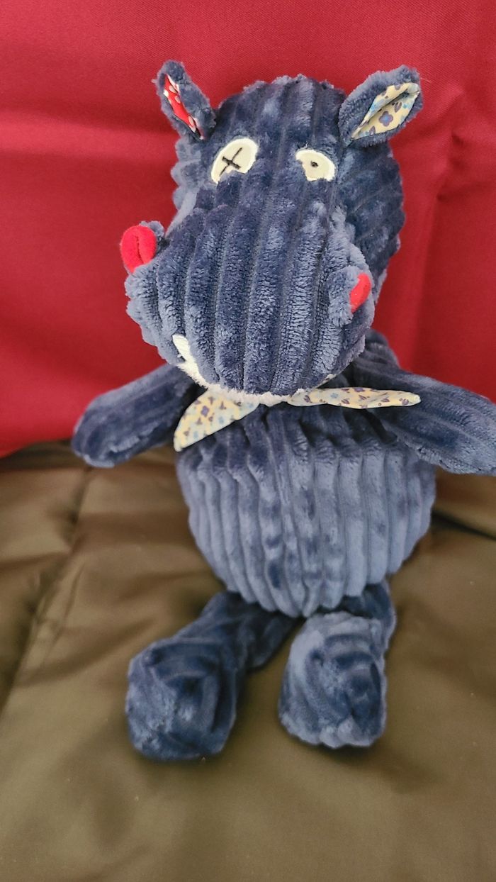 LES DEGLINGOS peluche hippopotame