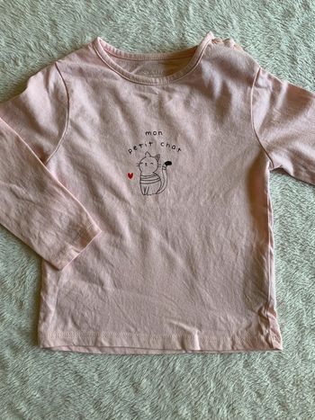 tee shirt manche longue fille s22