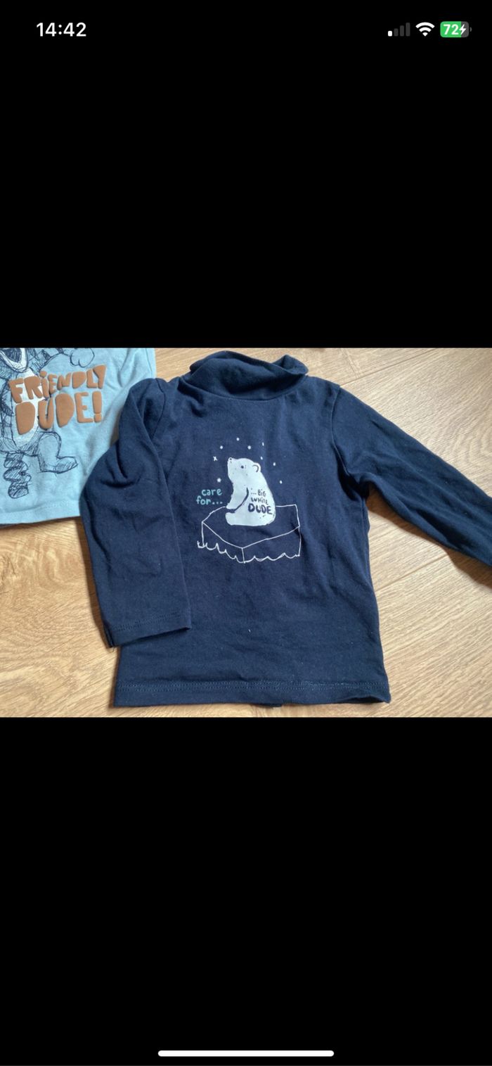 T-shirt manches longue 9 mois - photo numéro 2