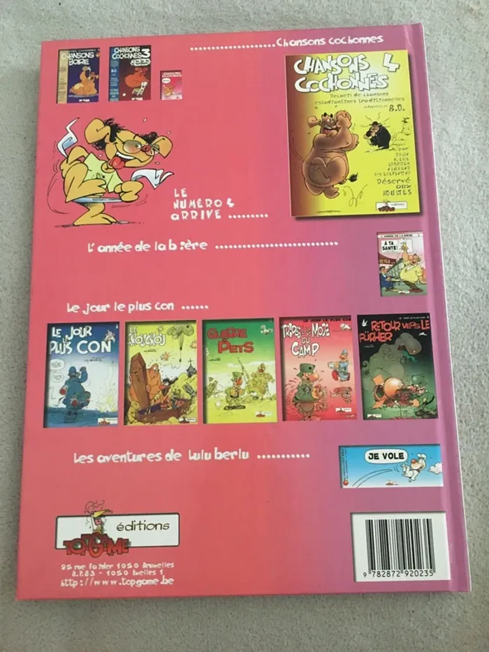 BD Chansons cochonnes Tome 1 - photo numéro 2
