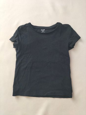 🖤 T-shirt noir basique manches courtes - 5 ans - Kiabi 🖤