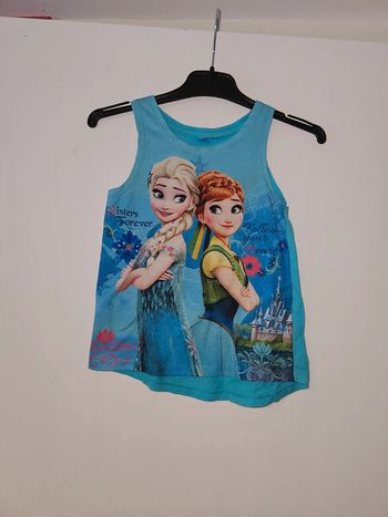 Débardeur fille 5/6 ans disney reine des neiges
