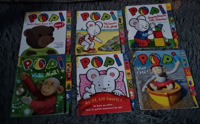 Lot Livres magazine Popi 1 à 3ans