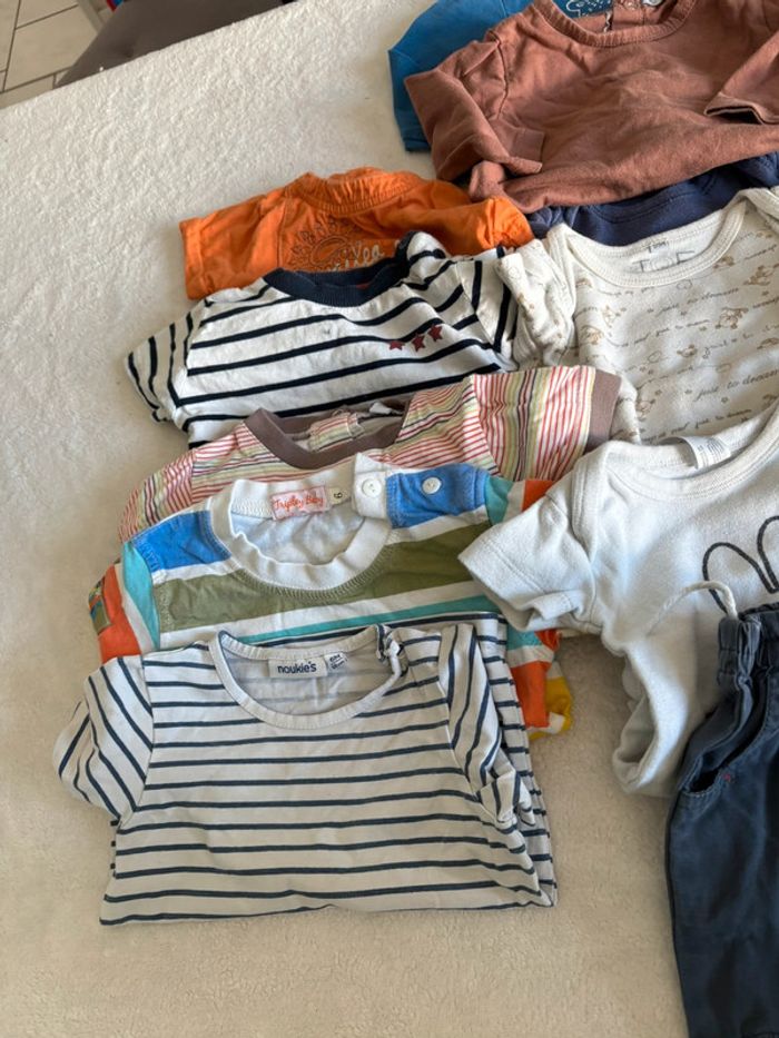 👶 Lot vêtements bébé garçon 6 mois  Été - photo numéro 2