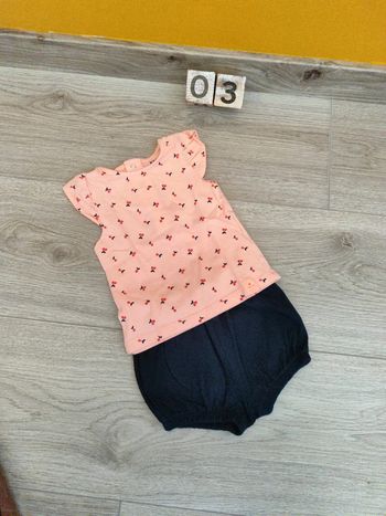 Ensemble cerises. 3 mois
