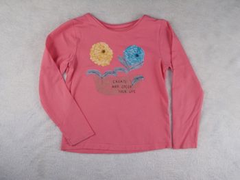 T-shirt fleurs 5 ans
