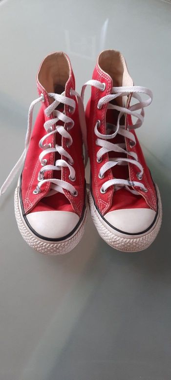 Converses All Stars rouge pointure 34