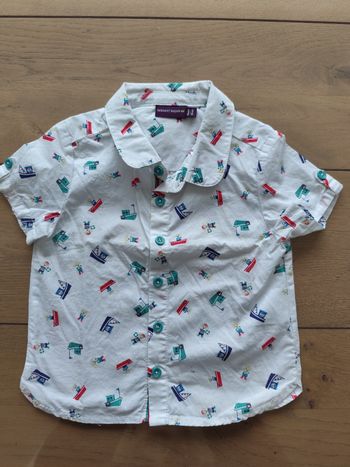 Chemise manches courtes garçon 