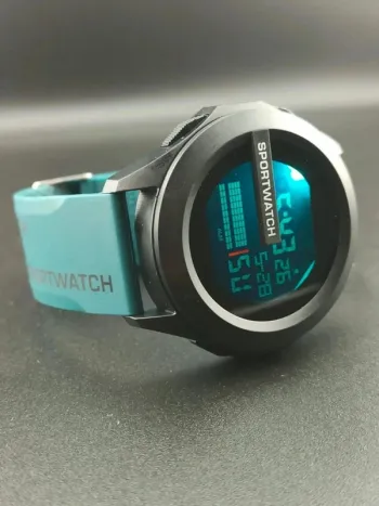 Montre bleue noire, sport Watch waterproof