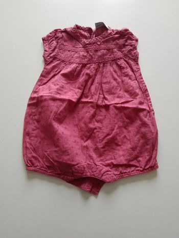 combi courte légère fille 6 mois dpam