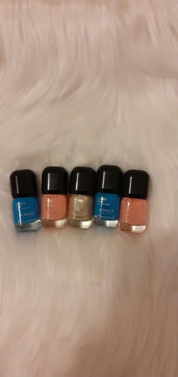 Lot de 5 vernis kiko