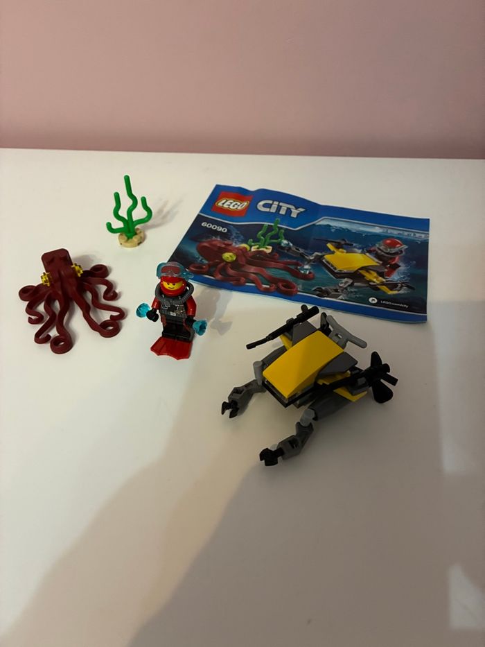 Lego city 60090 l’exploration sous-marin