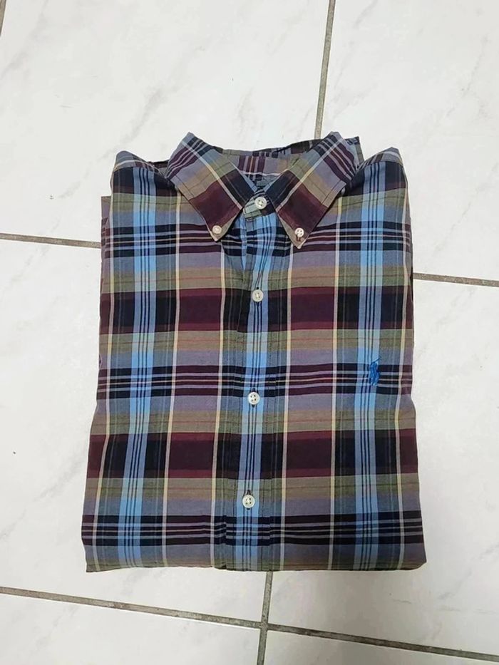 Chemise Ralph Lauren Classique Fit – Motif carreaux multicolore – Taille M - photo numéro 9