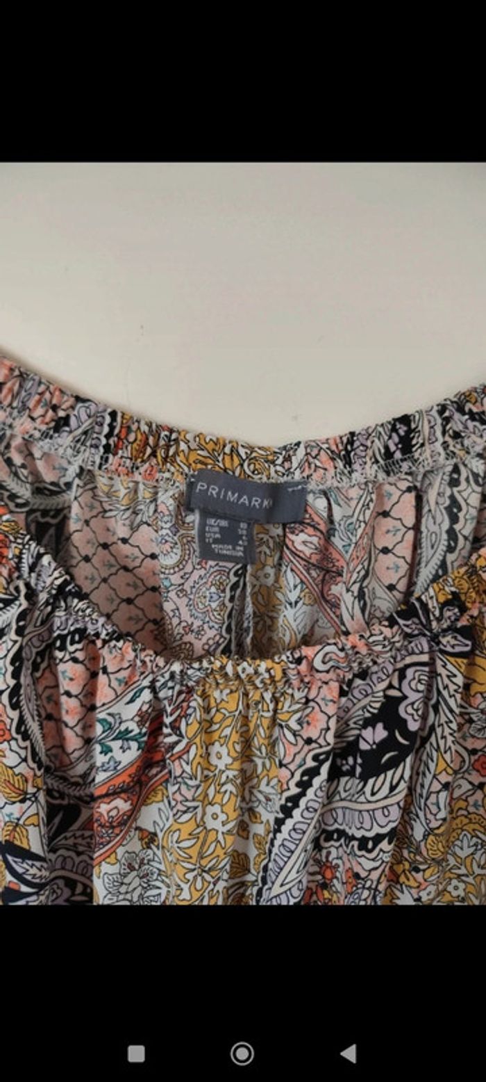 Top péplum épaules dénudées taille 38 Primark - photo numéro 3